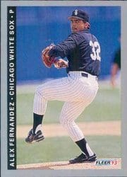 1993 Fleer Base Set Alex Fernandez #201 card
