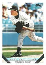 1993 Topps Base Set Alex Fernandez #41 card