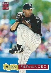 1994 Stadium Club Base Set Alex Fernandez #583 card