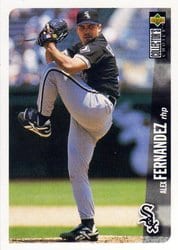 1996 Collector's Choice Base Set Alex Fernandez #93 card