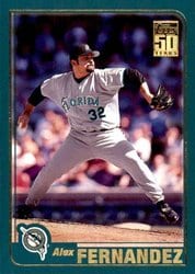 2001 Topps Base Set Alex Fernandez #114 card