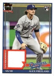 2026 Topps 1991 Topps Relics Alex Freeland #91R2-AF card