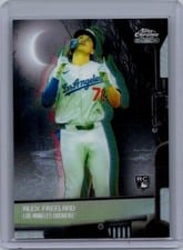 2026 Topps Chrome Black Nocturnal Alex Freeland #NOC-13 card