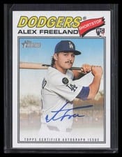 2026 Topps Heritage Real One Autographs Alex Freeland #ROA-AF card