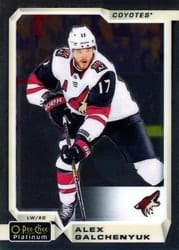 2018-19 O-Pee-Chee Platinum Base Set Alex Galchenyuk #90 card