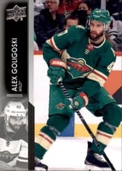 2021-22 Upper Deck Base Set Alex Goligoski #580 card