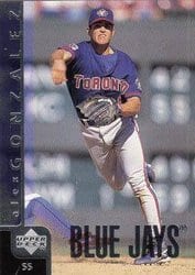 1998 Upper Deck Base Set Alex Gonzalez #527 card
