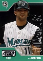 2002 Upper Deck 40-Man Base Set Alex Gonzalez #784 card