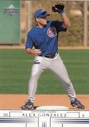 2002 Upper Deck Base Set Alex Gonzalez #655 card