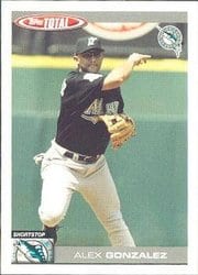 2004 Topps Total Base Set Alex Gonzalez #280 card