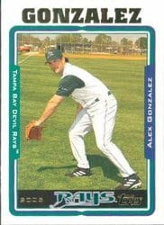 2005 Topps Base Set Alex Gonzalez #590 card