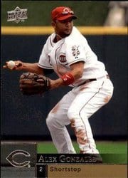 2009 Upper Deck Base Set Alex Gonzalez #599 card