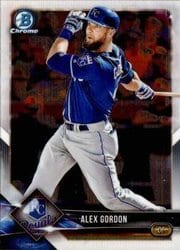 2018 Bowman Chrome Base Set Alex Gordon #23 card