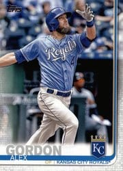 2019 Topps Base Set Alex Gordon #319 card