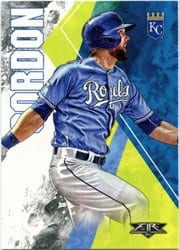 2019 Topps Fire Base Set Alex Gordon #155 card