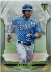 2019 Topps Triple Threads Base Set Alex Gordon #6 card