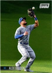 2021 Stadium Club Chrome Base Set Alex Gordon #274 card