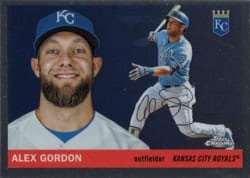 2025 Topps Chrome Platinum Base Set Alex Gordon #419 card