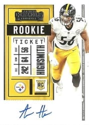 2020 Panini Contenders Base Set Alex Highsmith #177 card