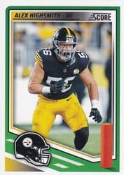 2025 Score Base Set Alex Highsmith #102 card
