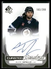 2024-25 SP Authentic Curated Signatures Alex Iafallo #SPC-AI card