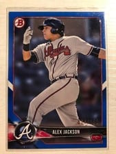 2018 Bowman Paper Prospects Alex Jackson #BP9 card