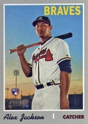 2019 Topps Heritage Base Set Alex Jackson #578 card