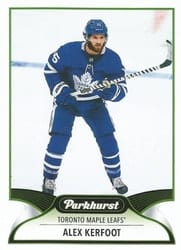 2021-22 Parkhurst Base Set Alex Kerfoot #198 card