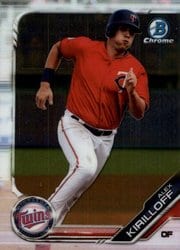 2019 Bowman Chrome Prospects Alex Kirilloff #BCP-186 card