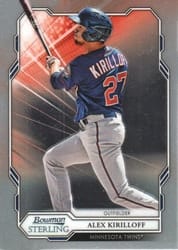 2019 Bowman Sterling Base Set Alex Kirilloff #BPR-12 card