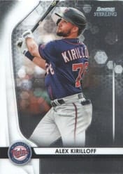 2020 Bowman Sterling Base Set Alex Kirilloff #BPR-4 card