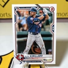 2021 Bowman Alex Kirilloff #75 card