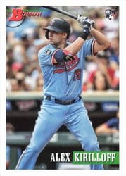 2021 Bowman Heritage Base Set Alex Kirilloff #40 card