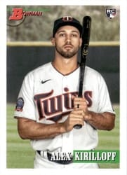 2021 Bowman Heritage Base Set Alex Kirilloff #40b card