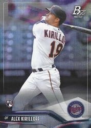 2021 Bowman Platinum Base Set Alex Kirilloff #64 card