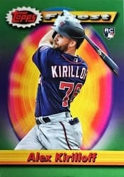 2021 Finest Flashbacks Base Set Alex Kirilloff #162 card