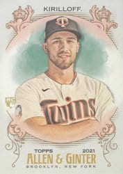 2021 Topps Allen & Ginter Base Set Alex Kirilloff #116 card
