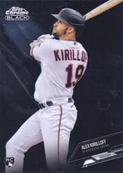 2021 Topps Chrome Black Base Set Alex Kirilloff #95 card