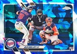 2021 Topps Chrome Sapphire Edition Base Set Alex Kirilloff #413 card