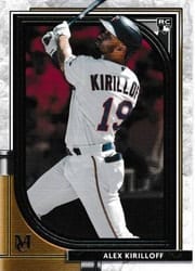 2021 Topps Museum Collection Base Set Alex Kirilloff #53 card