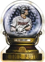 2022 Topps Gypsy Queen Crystal Gazing Alex Kirilloff #CG-14 card