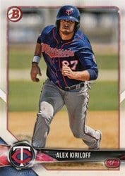 2018 Bowman Draft Base Set Alex Kiriloff #BD-199 card