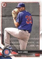 2018 Bowman Prospects Alex Lange #BP54 card