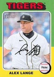 2024 Topps Heritage Base Set Alex Lange #213 card