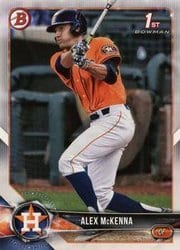 2018 Bowman Draft Base Set Alex McKenna #BD-99 card
