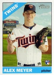 2015 Topps Heritage Base Set Alex Meyer #606 card