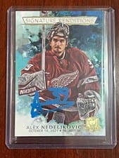 2021-22 Upper Deck The Cup Signature Renditions Alex Nedeljkovic #SR-AN card