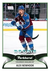 2021-22 Parkhurst Base Set Alex Newhook #326 card