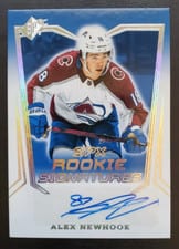2021-22 SPx SPx Rookie Signatures Alex Newhook #SPXR-AN card