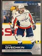 2019 Topps Now NHL Stickers Alex Ovechkin #13 card